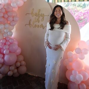 Elegant Off-Shoulder White Dress